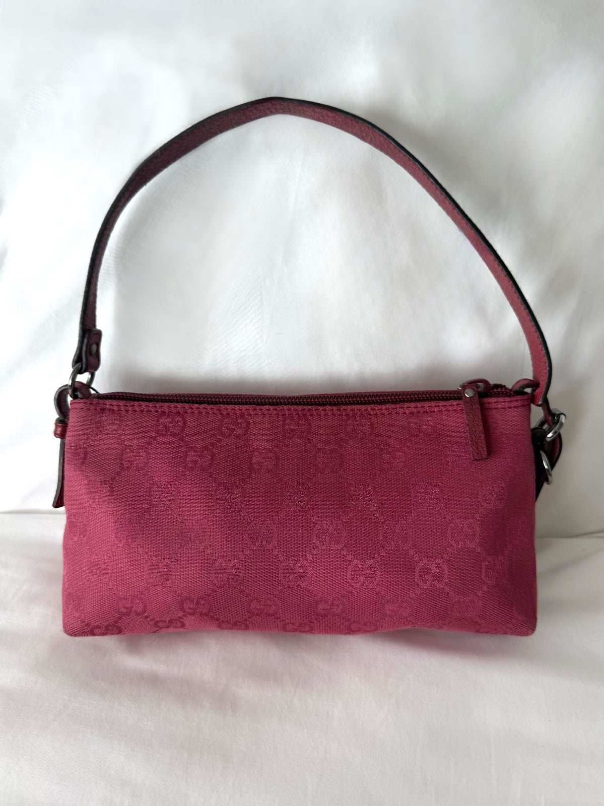 Gucci Dark Pink Monogram Mini Shoulder Bag