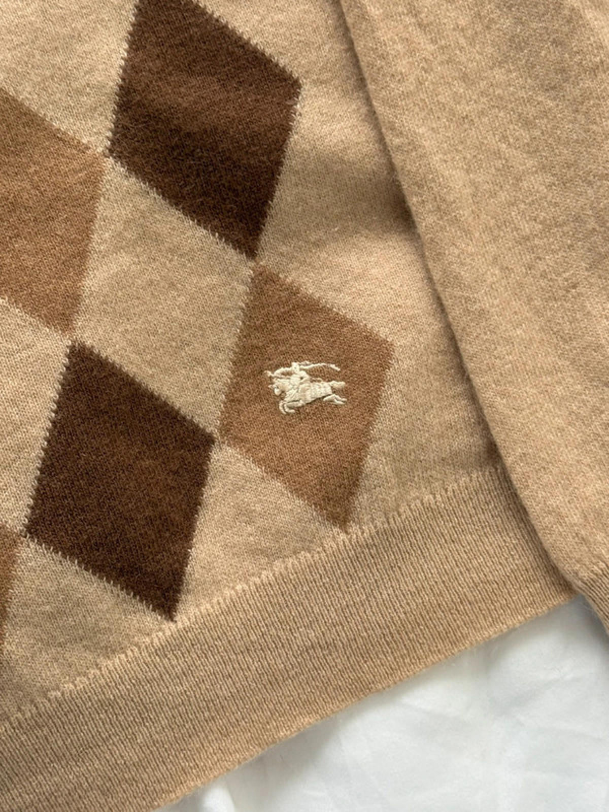 Burberrys argyle checkered jumper