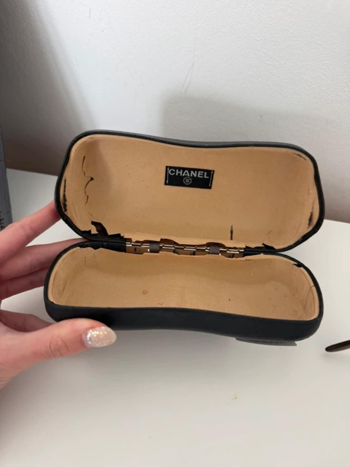 Chanel 6022-Q Oversized Tortoiseshell Sunglasses