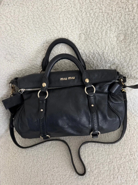 Miu Miu Vitello Lux Bow bag