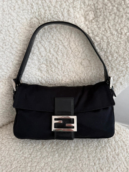 Fendi Baguette Black Shoulder Bag