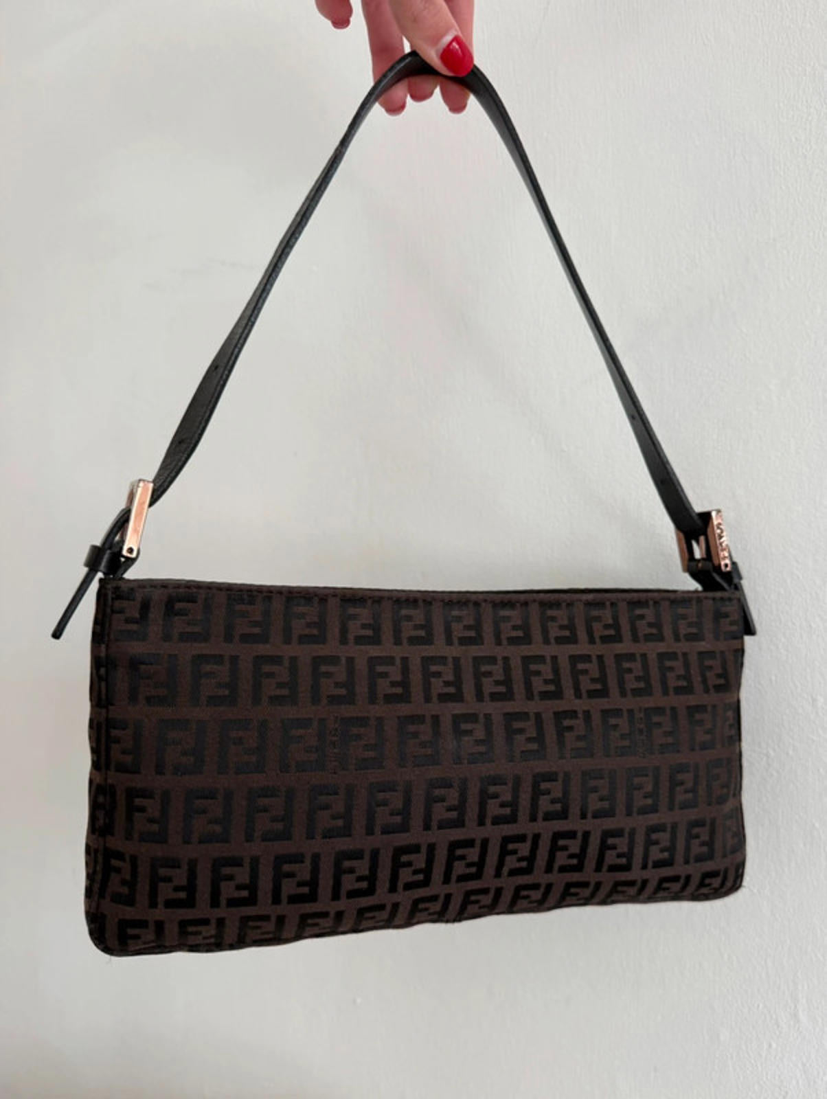 Fendi Zucca monogram shoulder bag