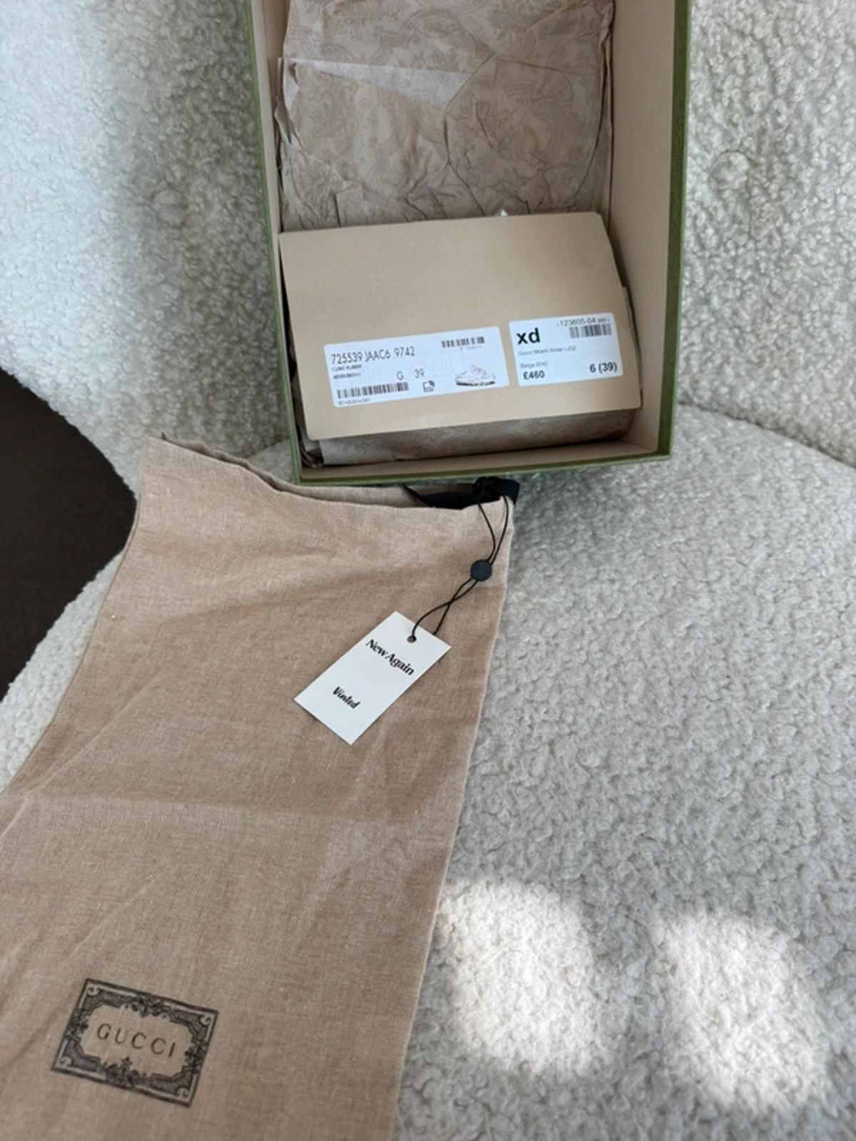 Gucci GG monogram platform slides