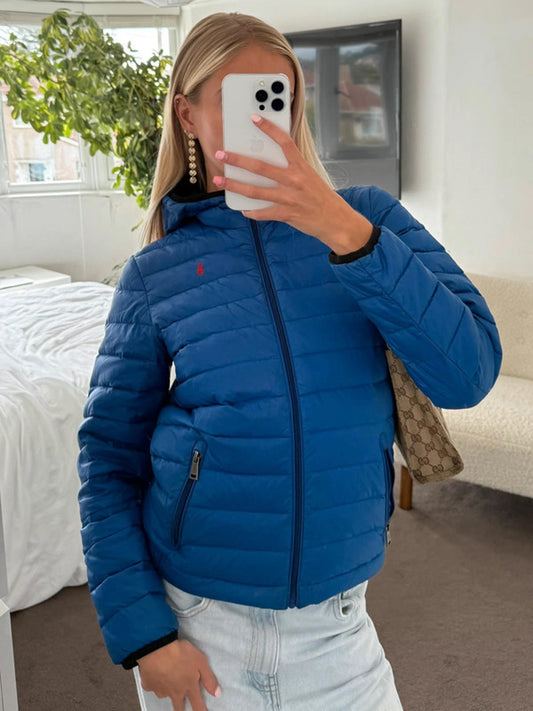 Royal blue Polo Ralph Lauren padded puffer jacket