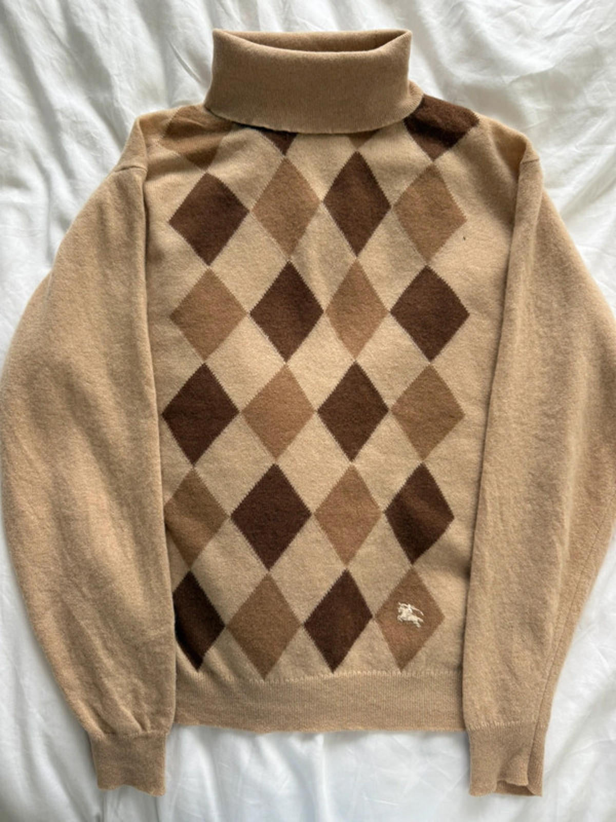 Burberrys argyle checkered jumper