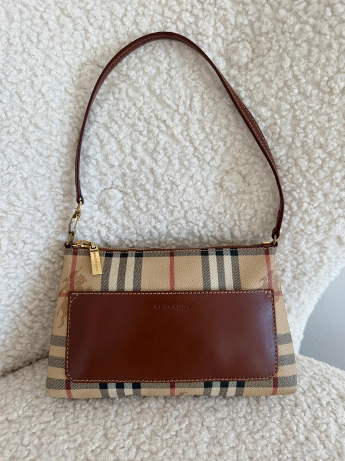 Burberry London Check small shoulder bag