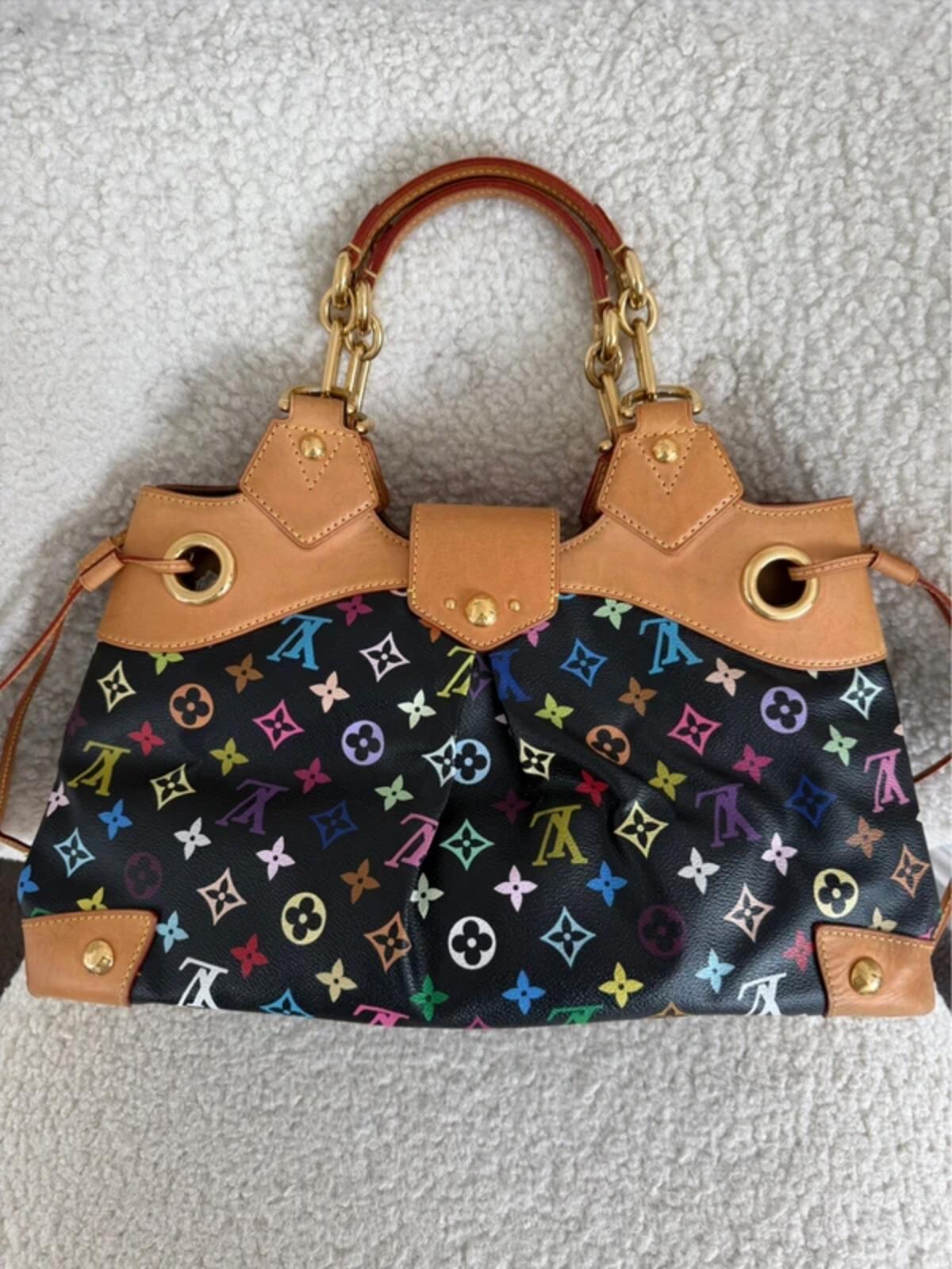 Louis Vuitton Monogram Multicolor Ursula Bag Black