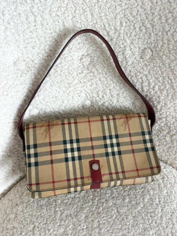 burberry nova check shoulder bag