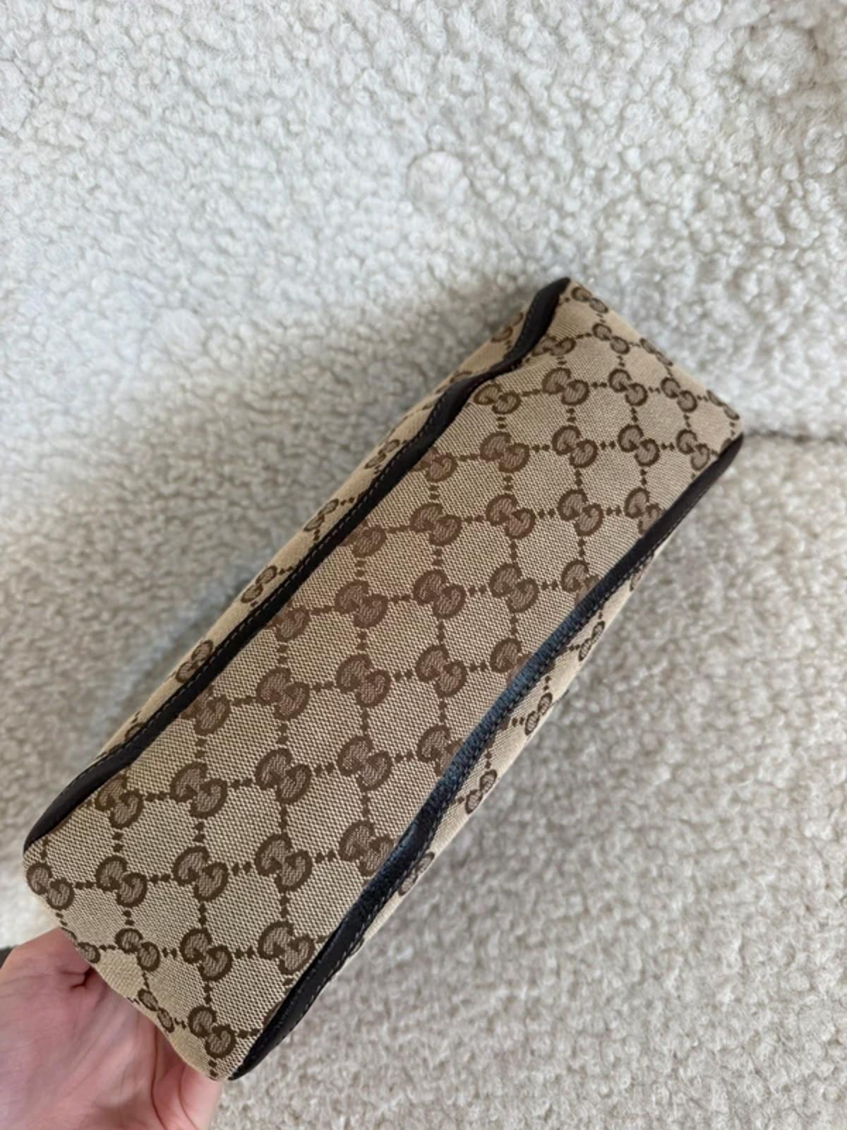 Gucci Abbey D-Ring Small Shoulder Bag GG Canvas