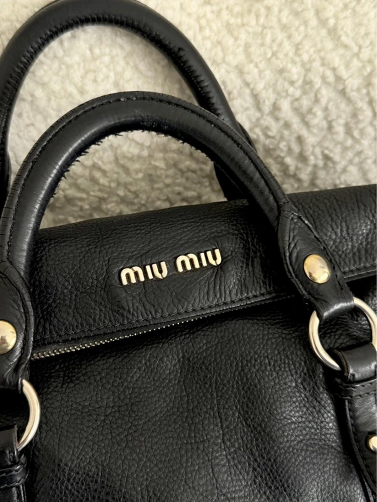 Miu Miu Vitello Lux Bow bag