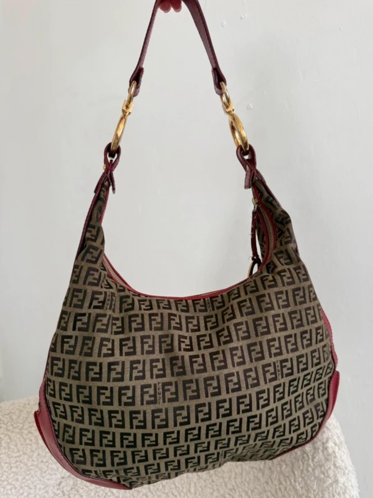 Fendi Zucchino Chef Hobo Bag