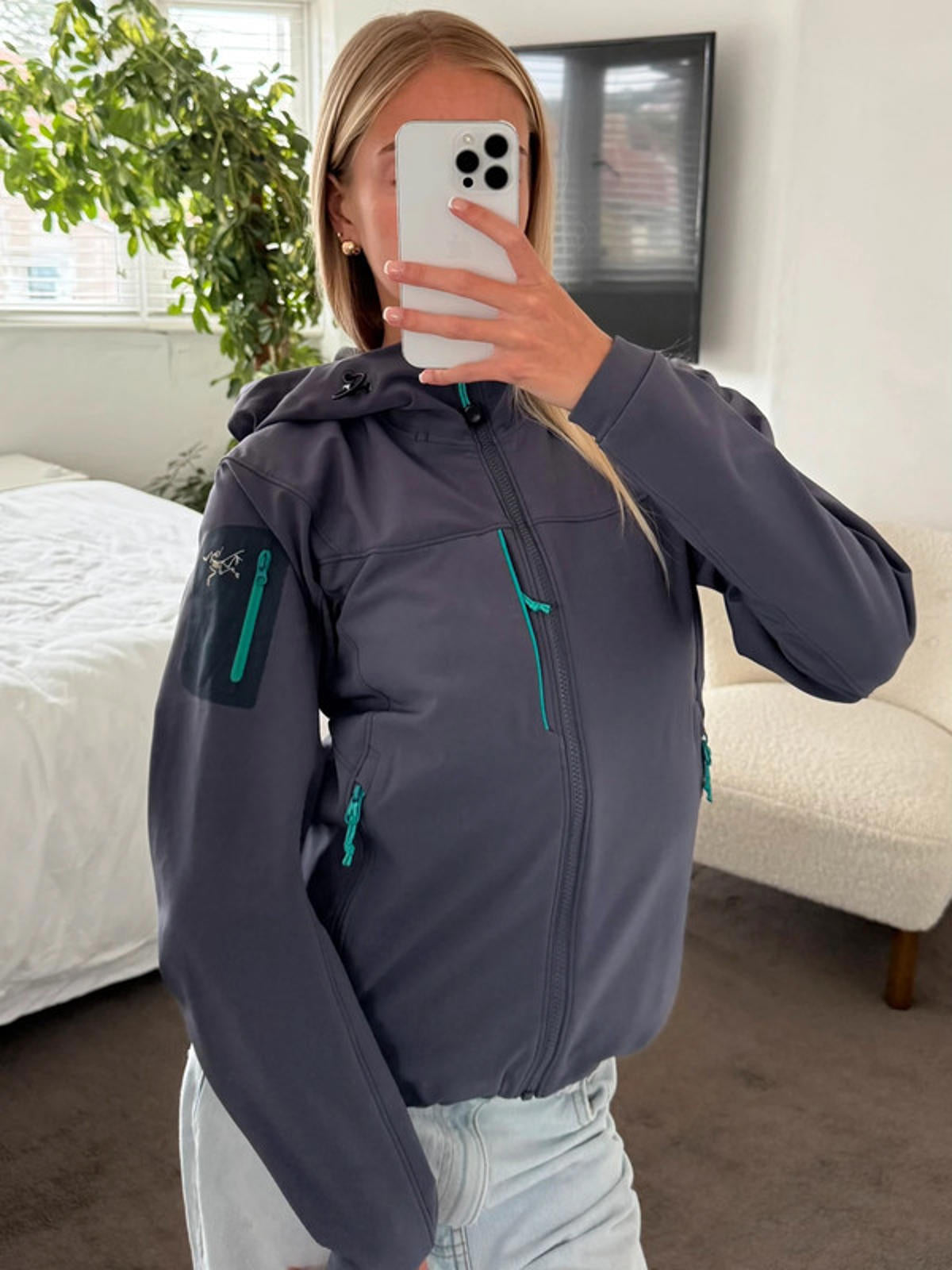 Arc’teryx softshell hooded jacket