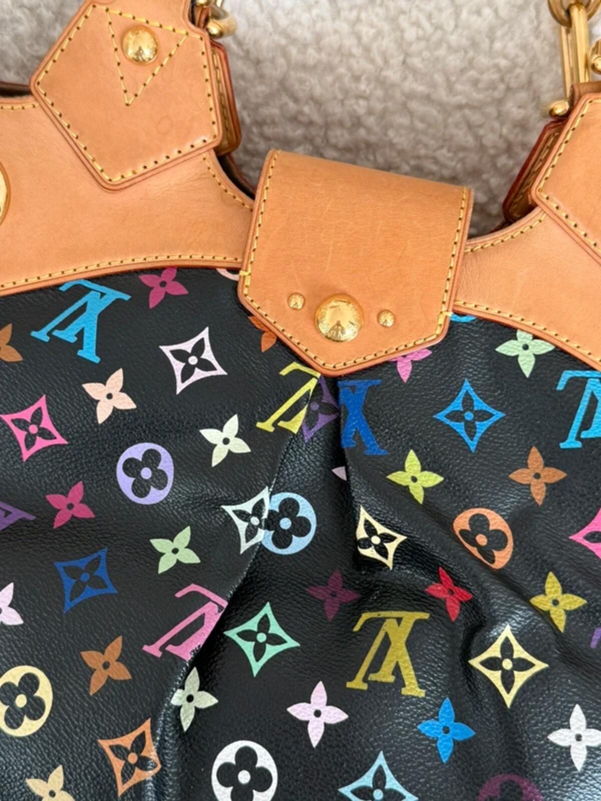 Louis Vuitton Monogram Multicolor Ursula Bag Black