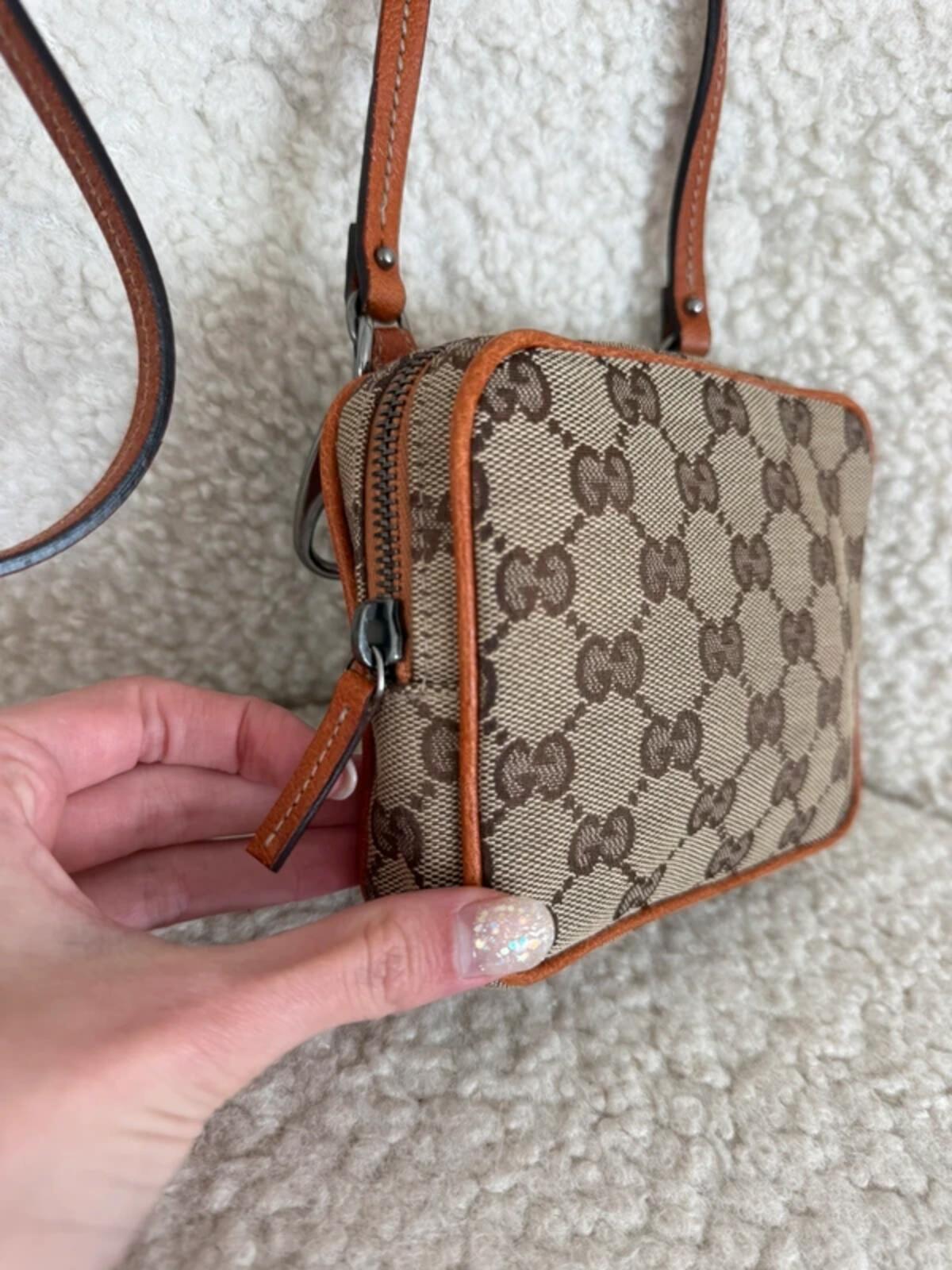 Gucci GG Canvas Mini Crossbody Bag