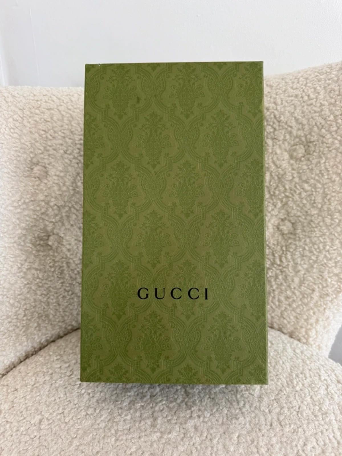 Gucci GG monogram platform slides