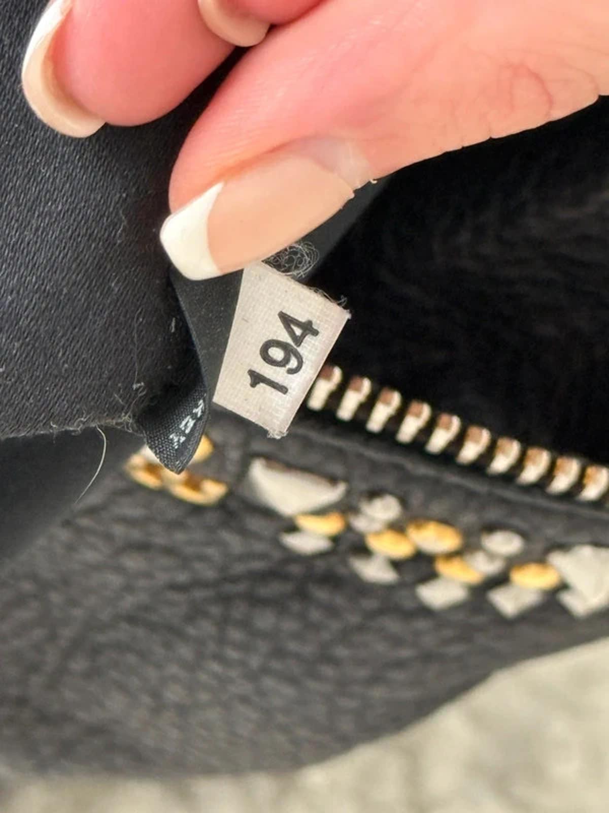 Miu Miu Vitello Lux Studded Bow Bag