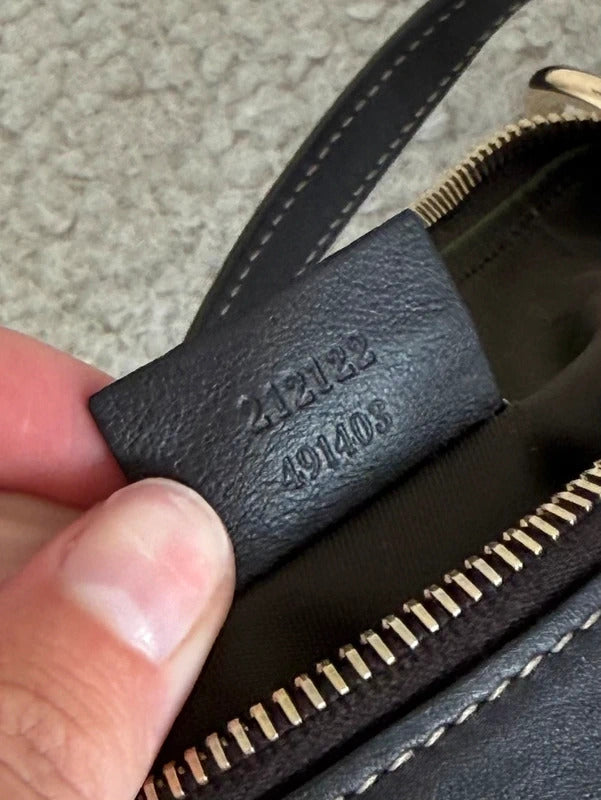 gucci gg crystal canvas mini shoulder bag brown