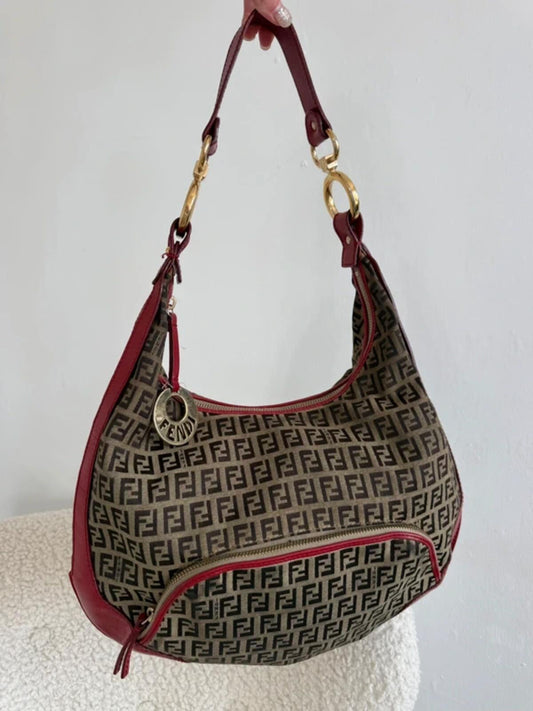 Fendi Zucchino Chef Hobo Bag