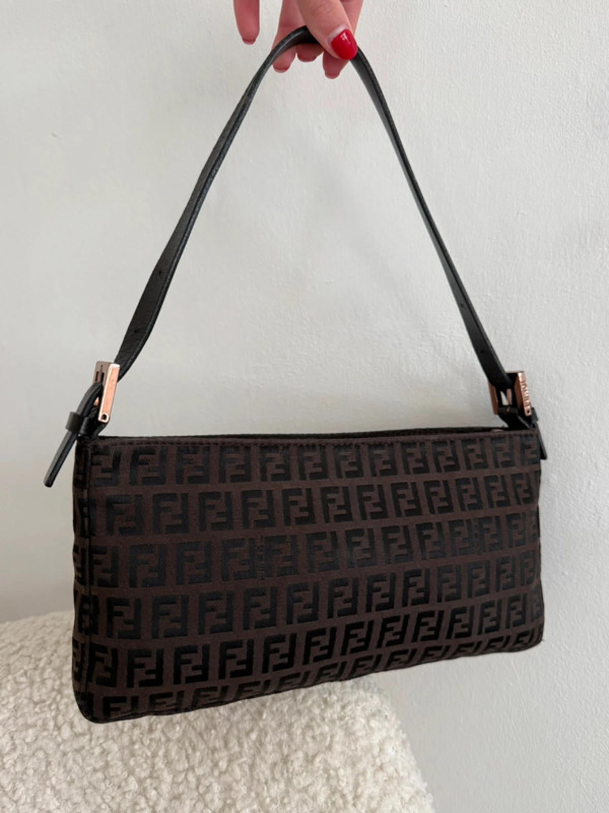 Fendi Zucca monogram shoulder bag