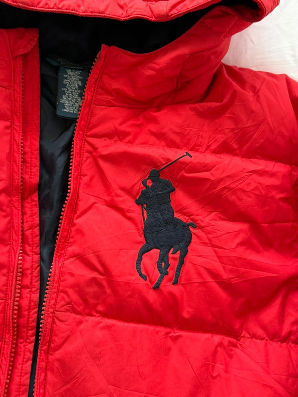 Ralph Lauren Red Puffer Jacket
