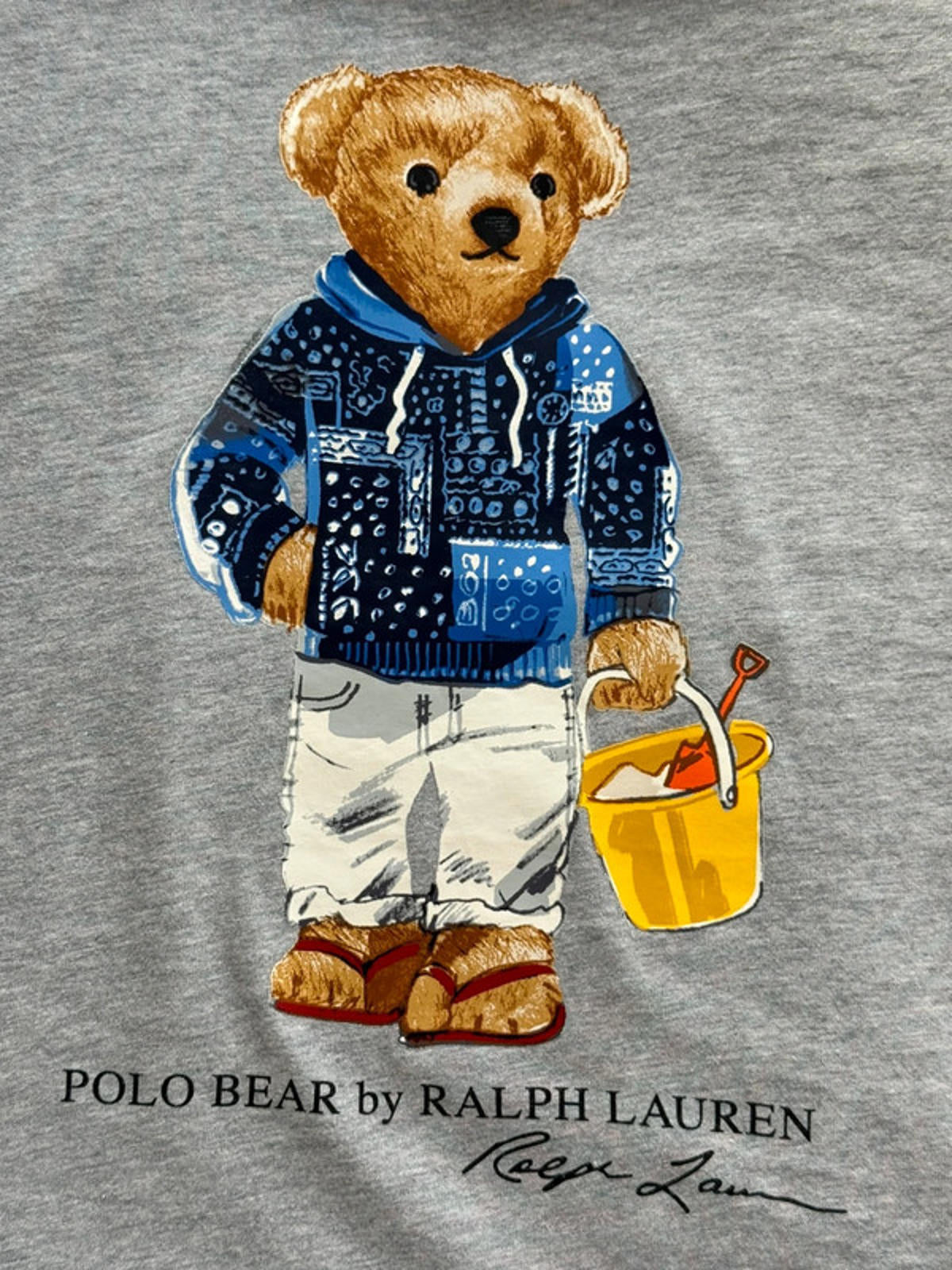 Ralph Lauren Grey Polo Bear Tee
