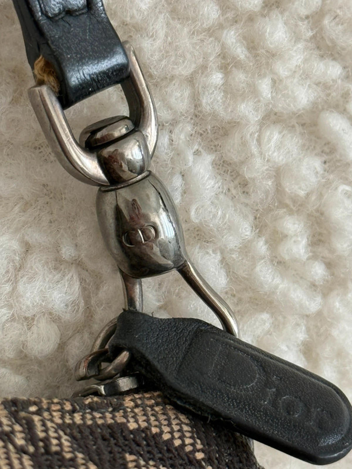 Christian Dior monogram saddle shoulder bag