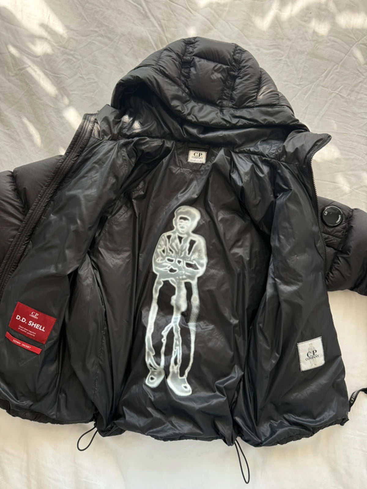 CP Company DD Shell Puffer Jacket Black