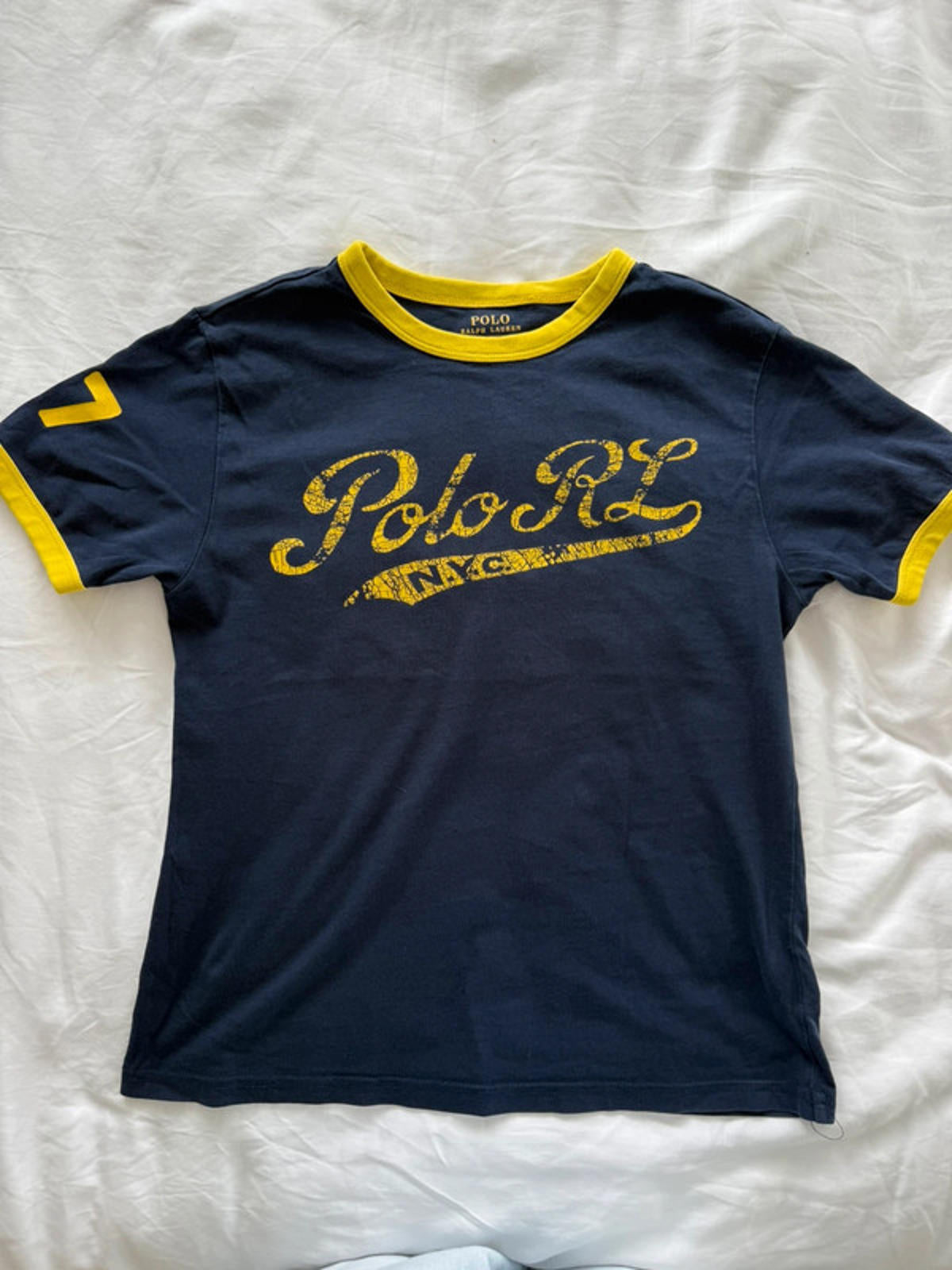 Polo Ralph Lauren navy ringer tee