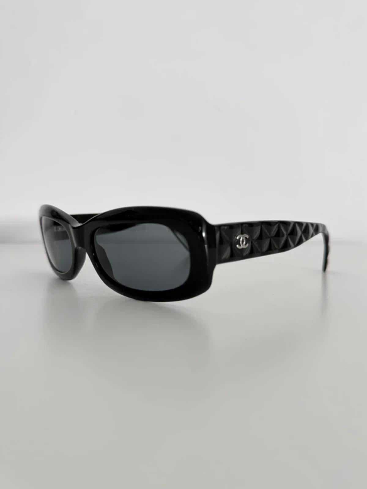 Chanel black sunglasses