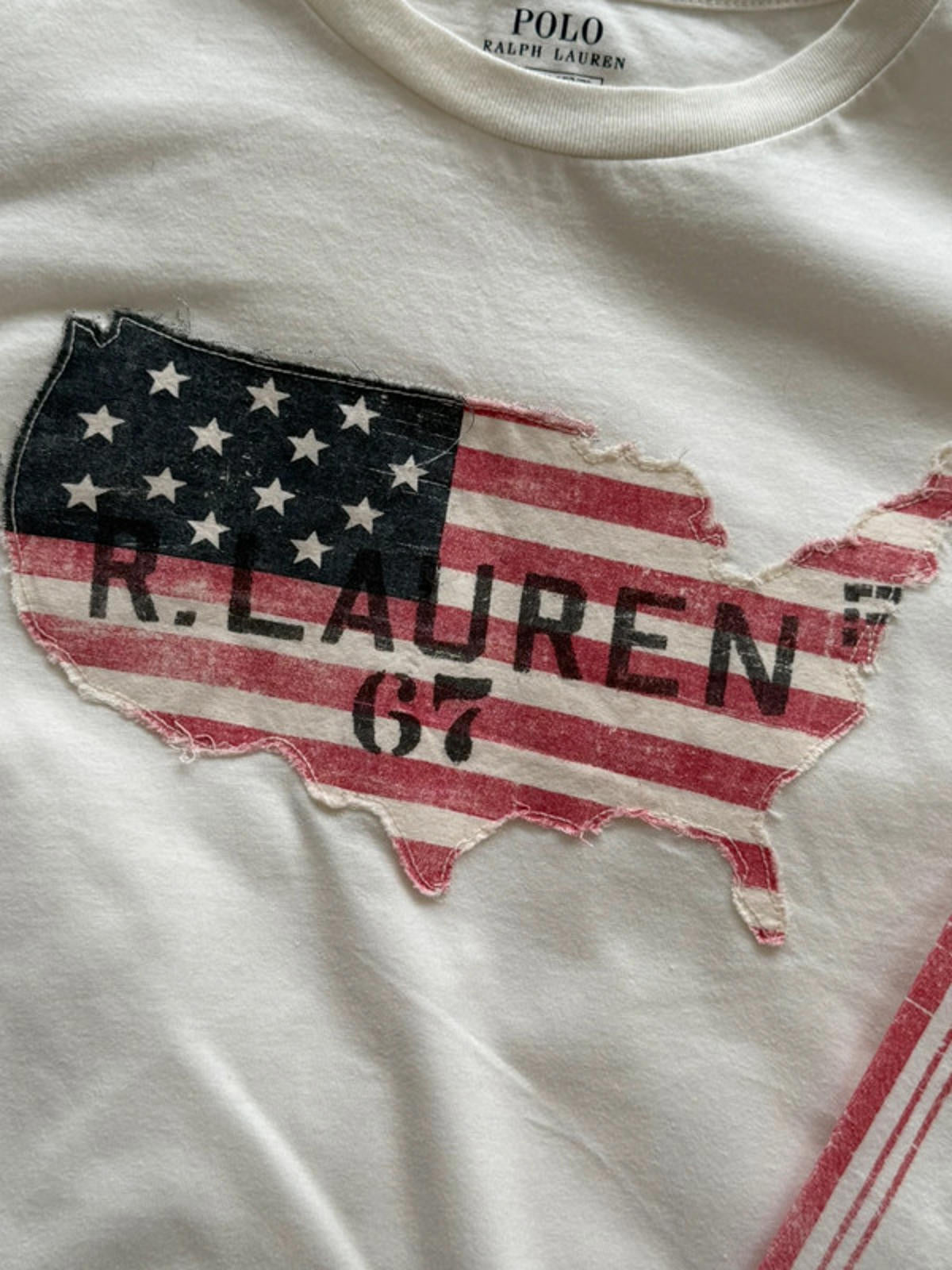 Polo Ralph Lauren USA Flag Long Sleeve Top
