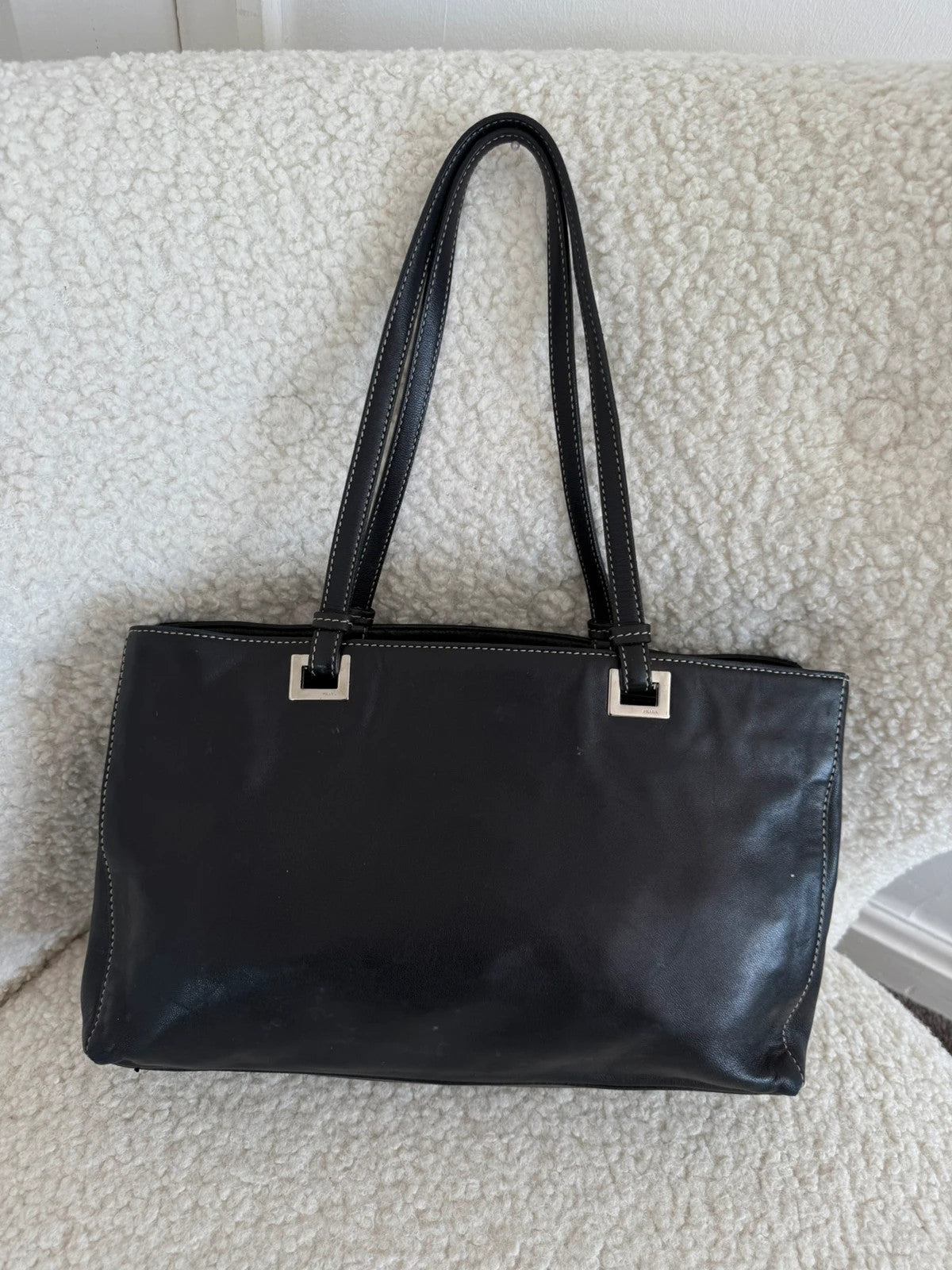 Black Prada tote bag