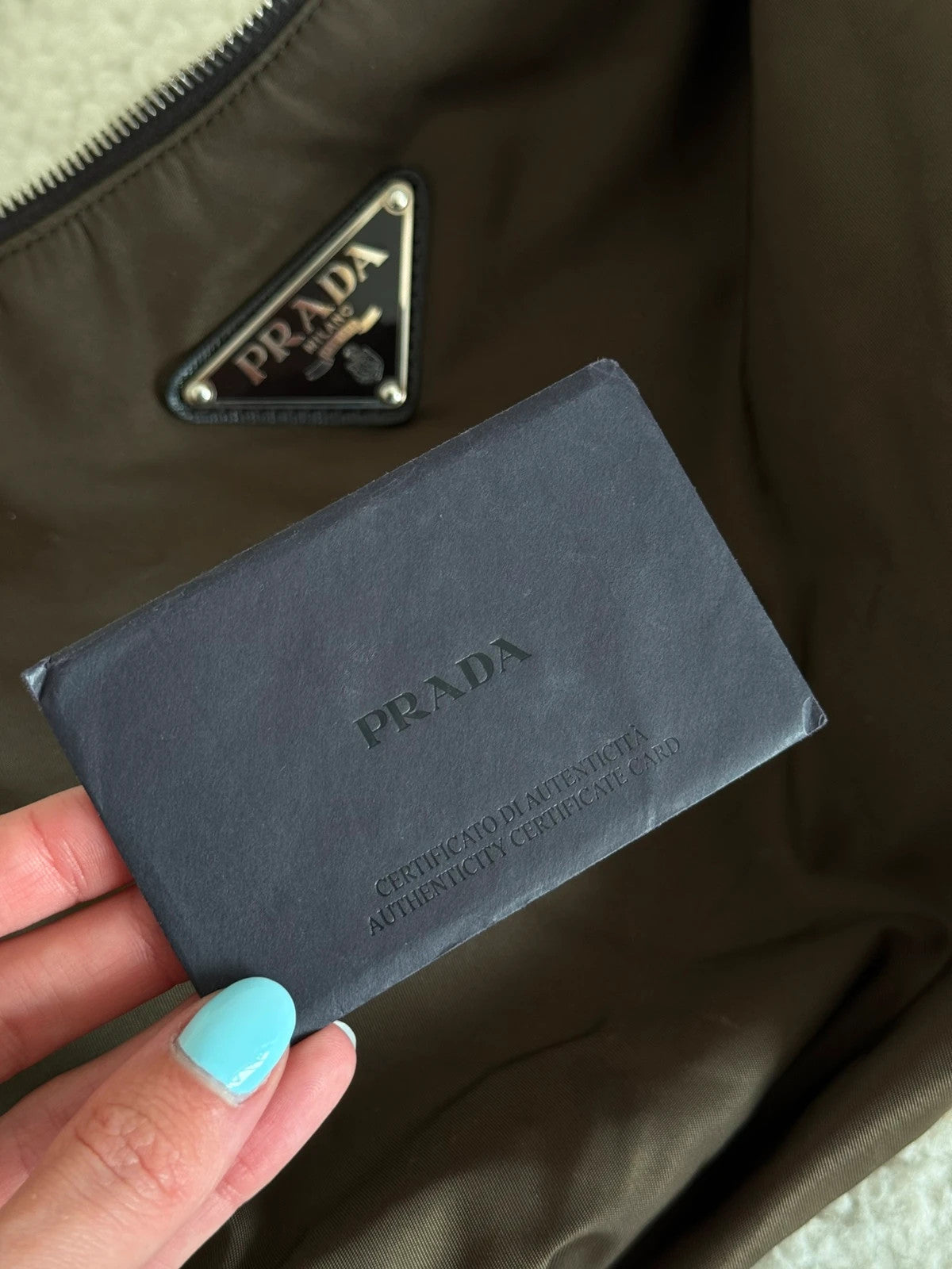 Prada hobo bag
