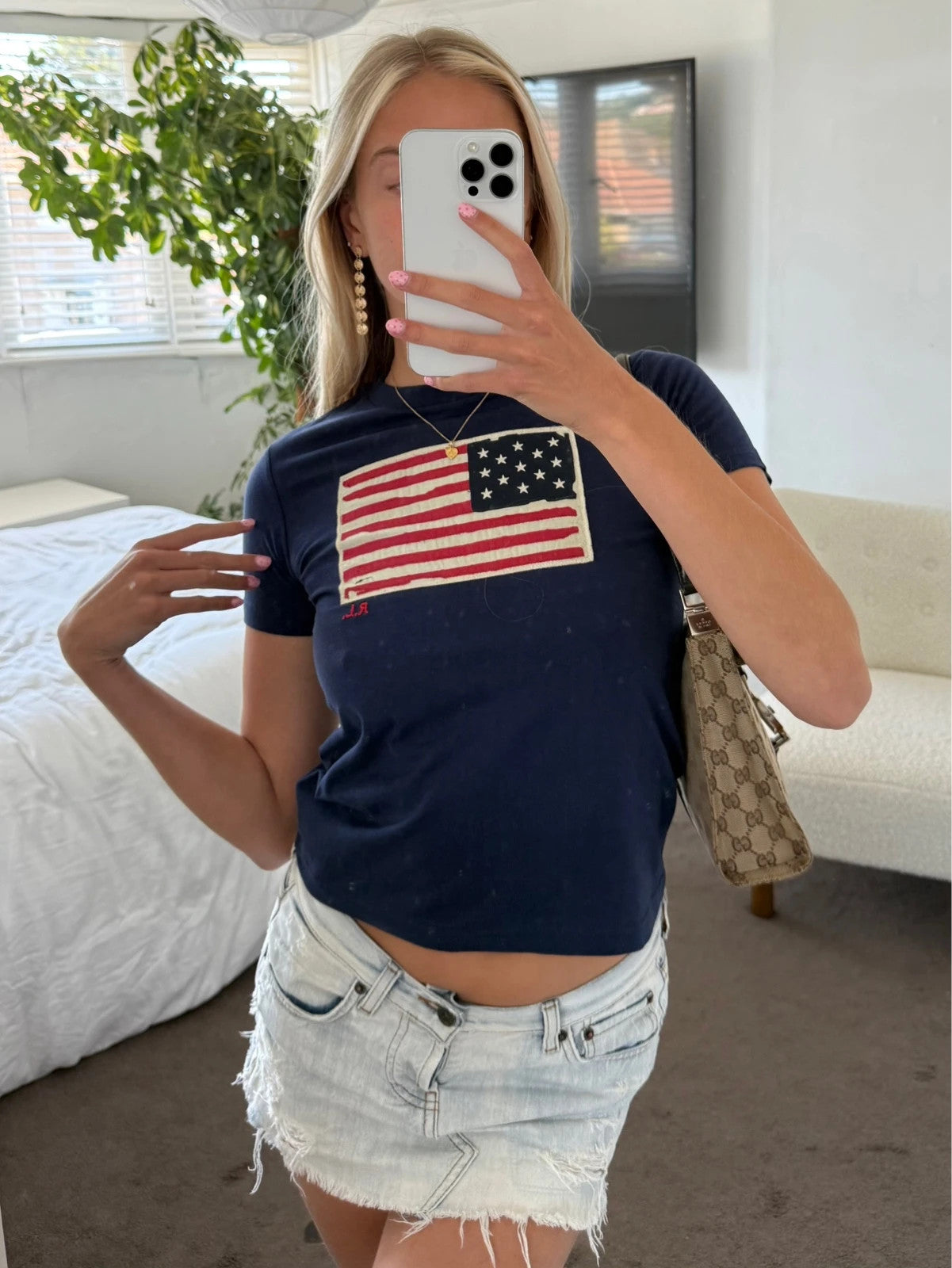 American flag T-shirt