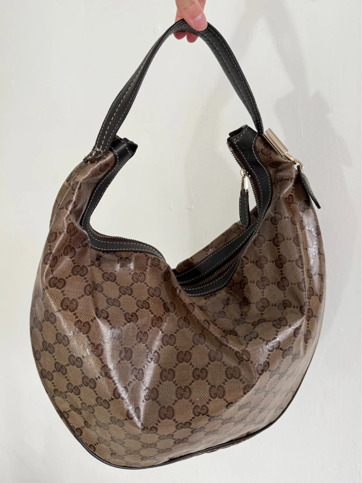 Gucci Monogram PVC Hobo Bag