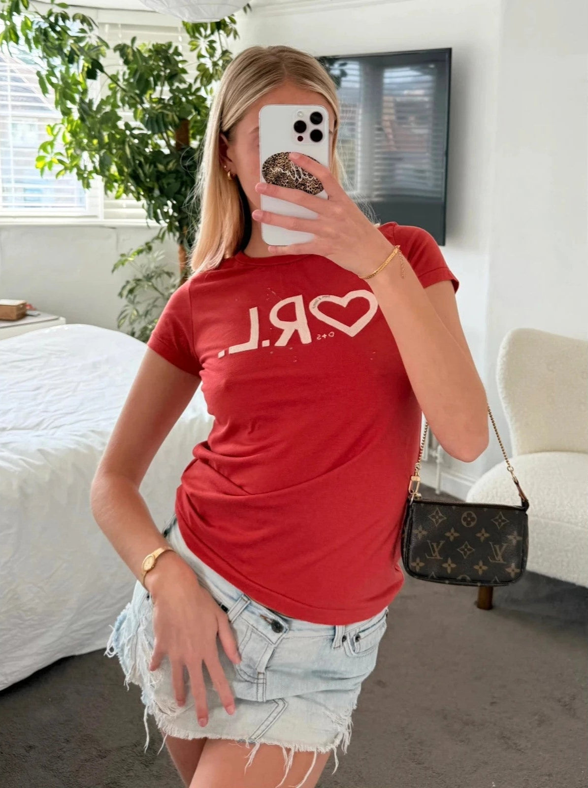Ralph Lauren RL love heart T-shirt