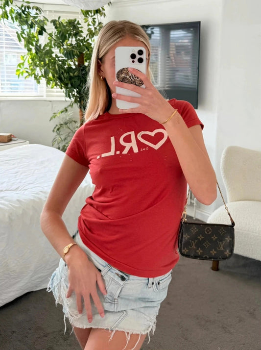 Ralph Lauren RL love heart T-shirt