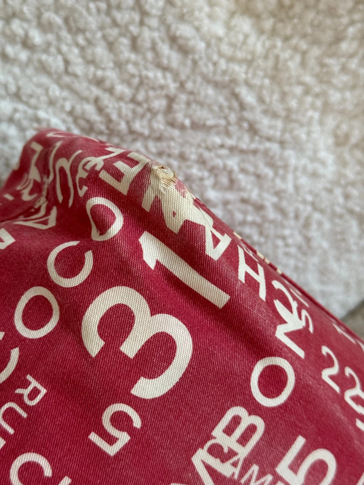 Vintage Chanel beach bag