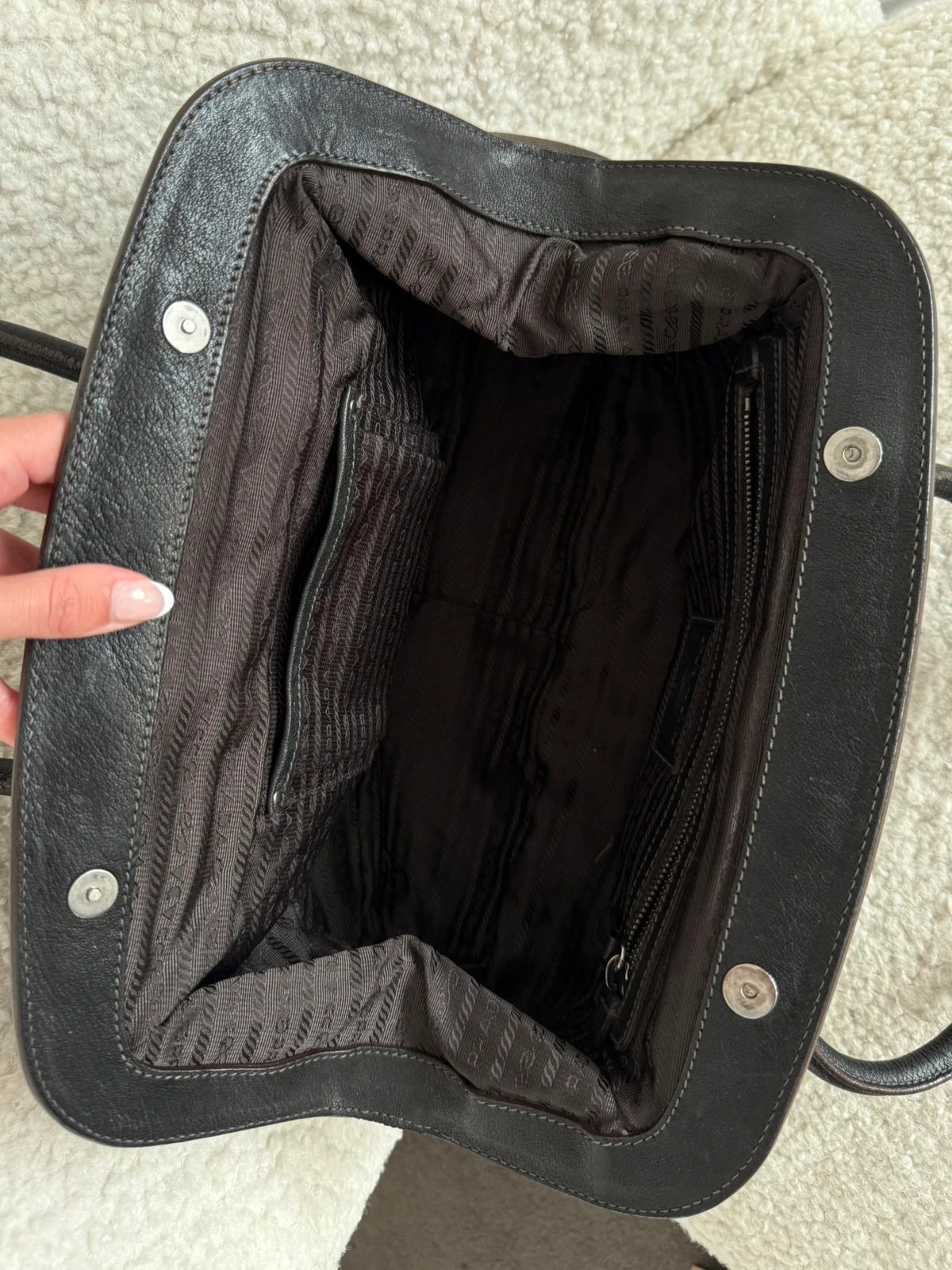 Prada Jacquard Handbag