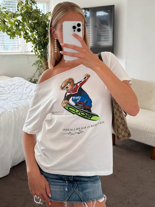 Ralph Lauren Polo Bear Snowboard Tee