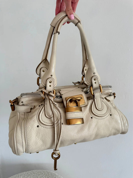 Chloé Paddington Bag in cream