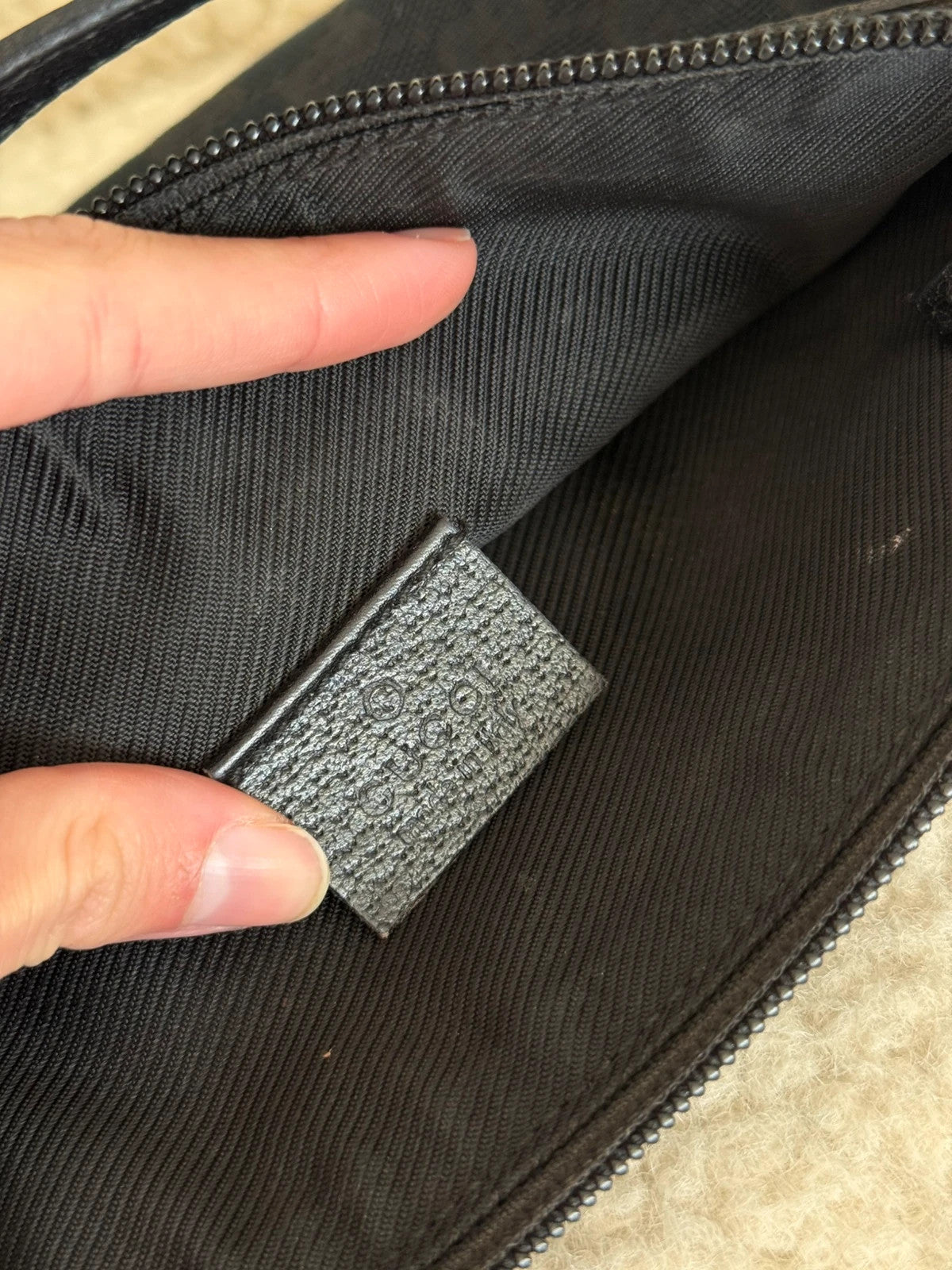 Gucci black mini shoulder bag