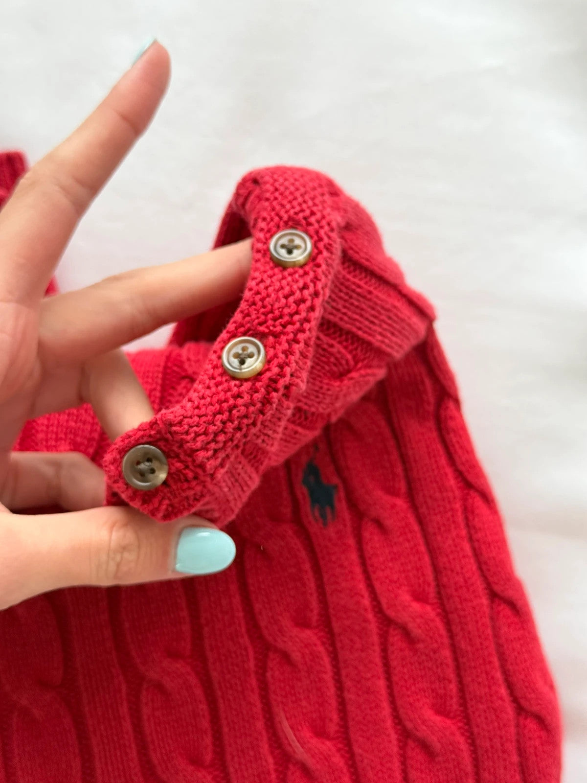 Cable knitted jumper