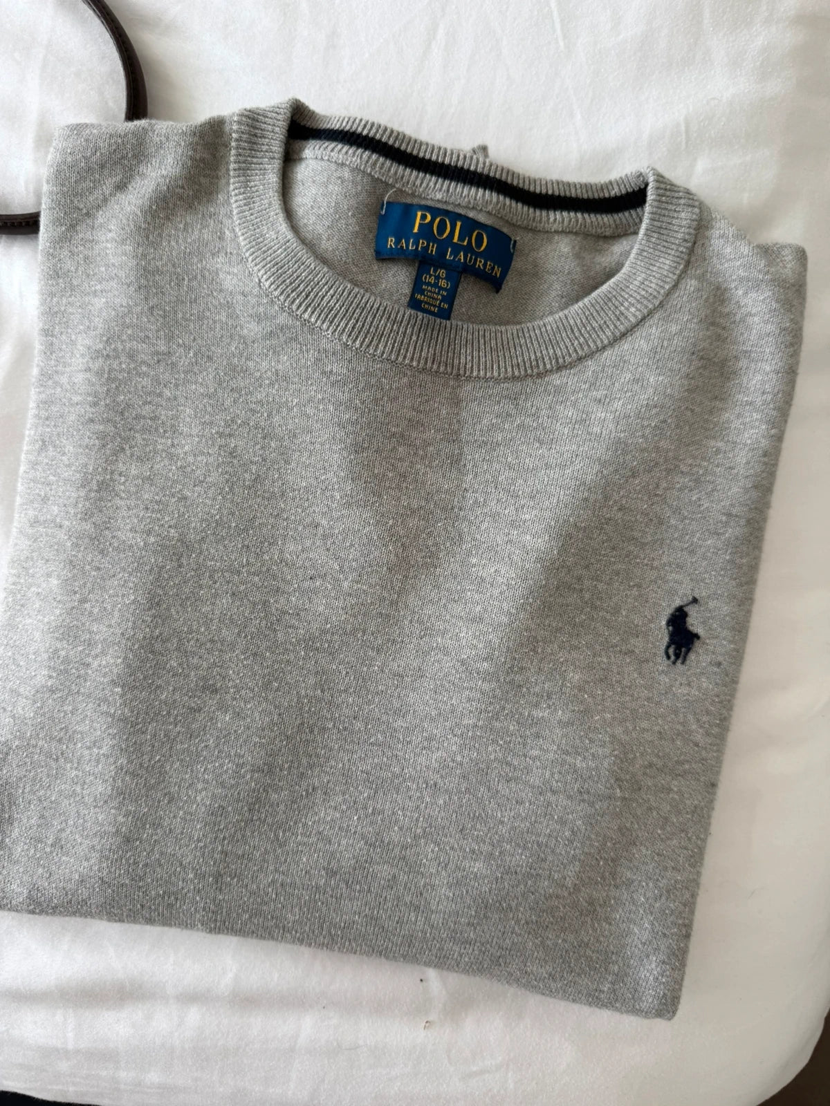 Grey Knit Sweater (Ralph Lauren)