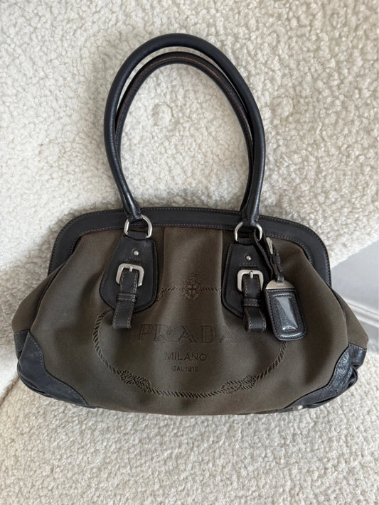 Prada Jacquard Handbag