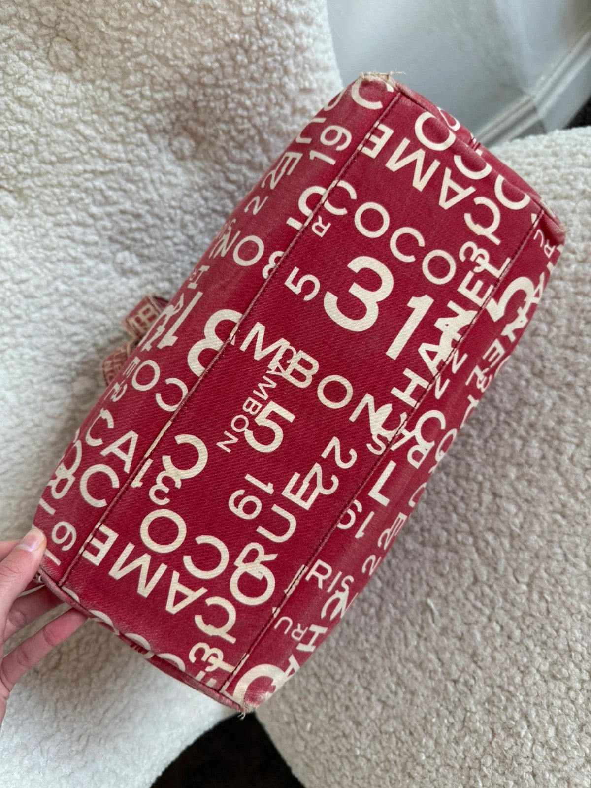 Vintage Chanel beach bag