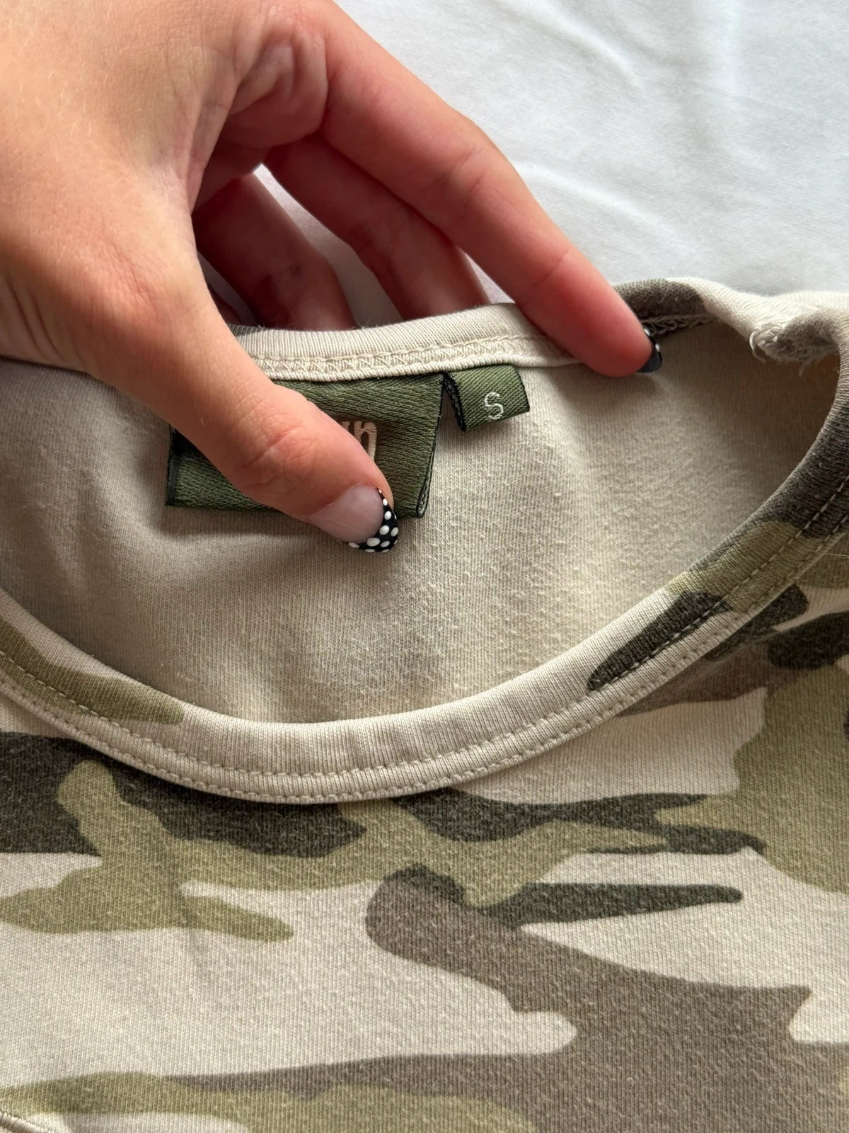 Camo 2000s tank top