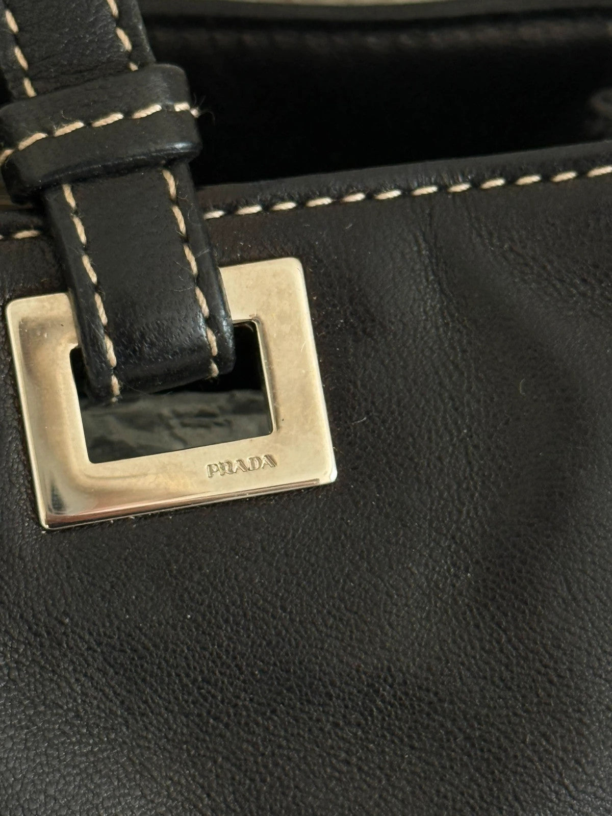 Black Prada tote bag