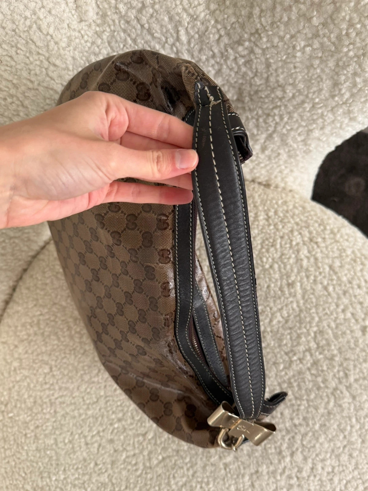 Gucci Monogram PVC Hobo Bag