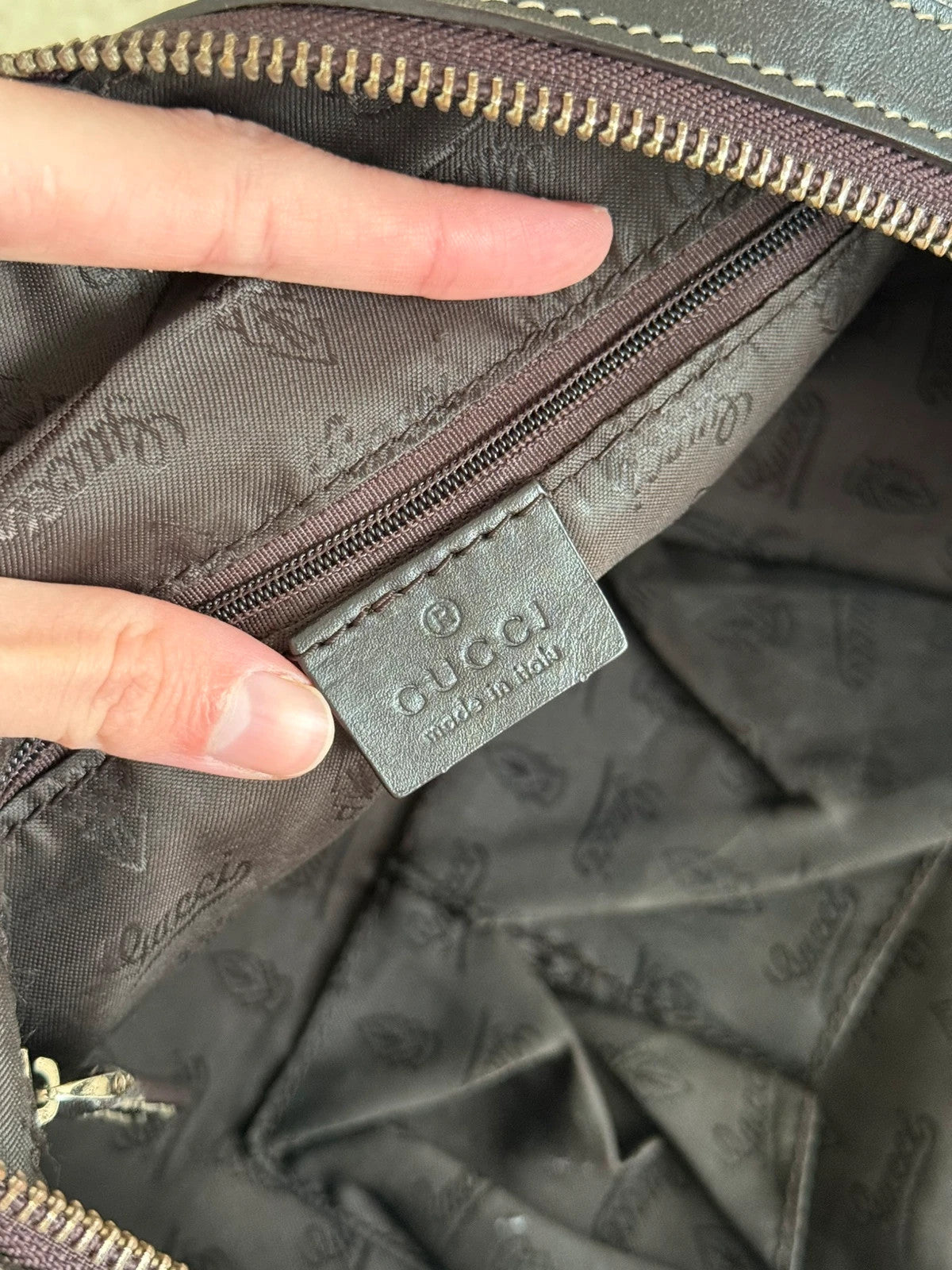 Gucci Monogram PVC Hobo Bag