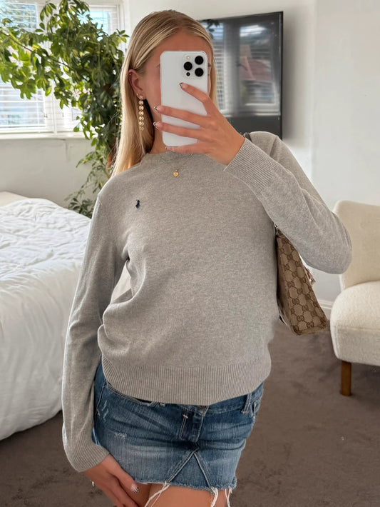 Grey Knit Sweater (Ralph Lauren)